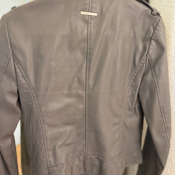 Armani Exchange moto leather jacket - Picture 6 of 8